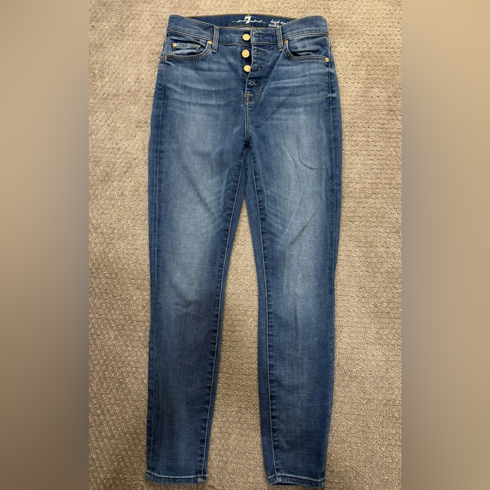 7 For All Mankind High Waist Jeans